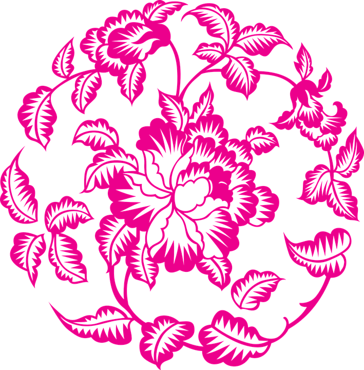 Gambar Motif Png - ดอก โบตั๋น ภาพ กราฟฟิก (709x720), Png Download