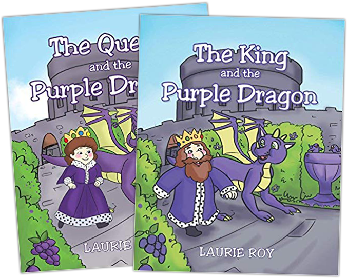 'the King And The Purple Dragon' & 'the Queen And The - The King And The Purple Dragon (892x562), Png Download