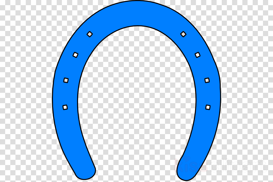 Blue Horseshoe Clipart Horseshoe Clip Art - Clip Art (900x600), Png Download