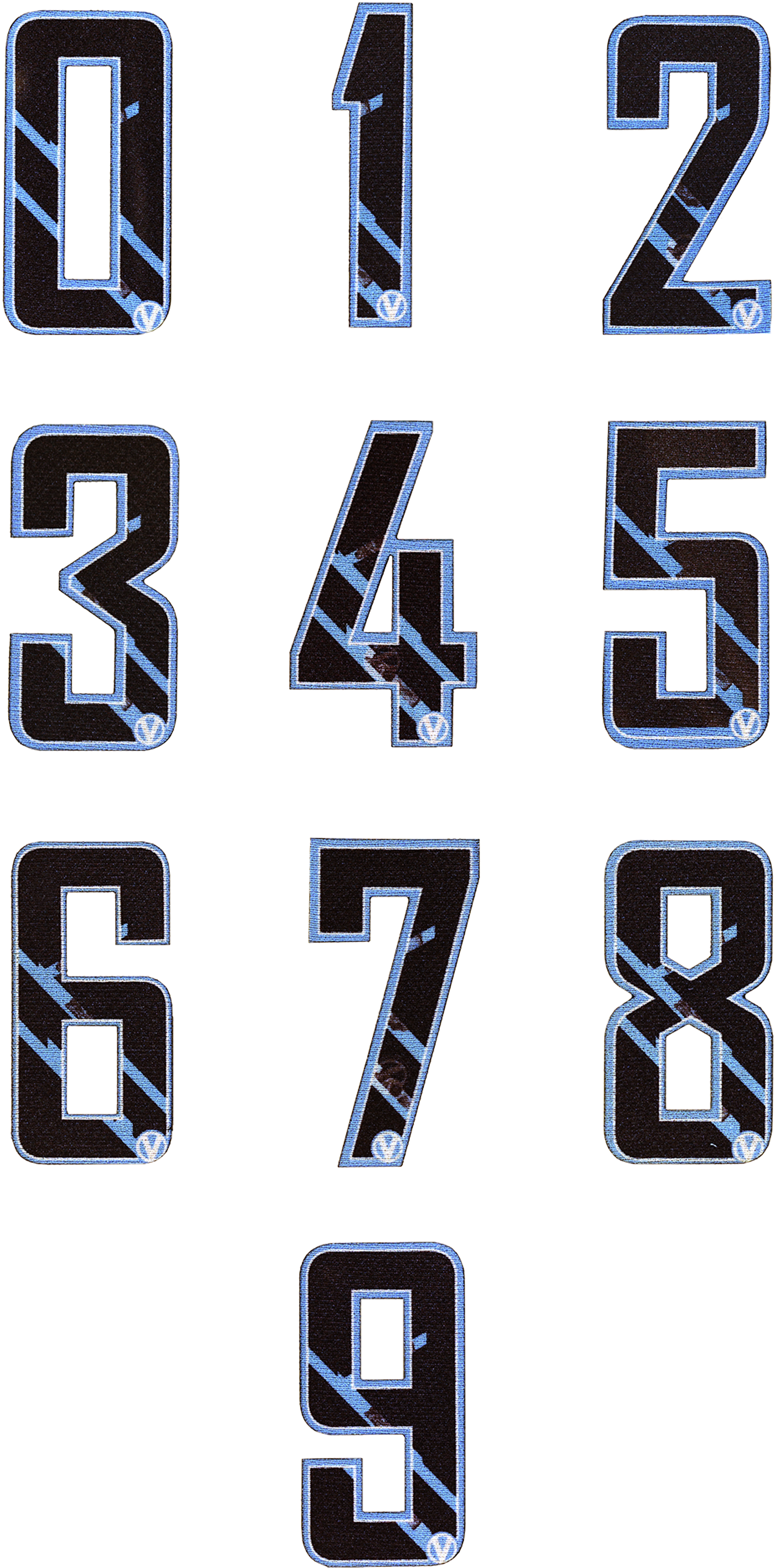 You Are Only Paying For The Velcro Numbers, There Is - Sportstar Official Nhl Team Hockey Helmet Decal Sets (2000x3311), Png Download