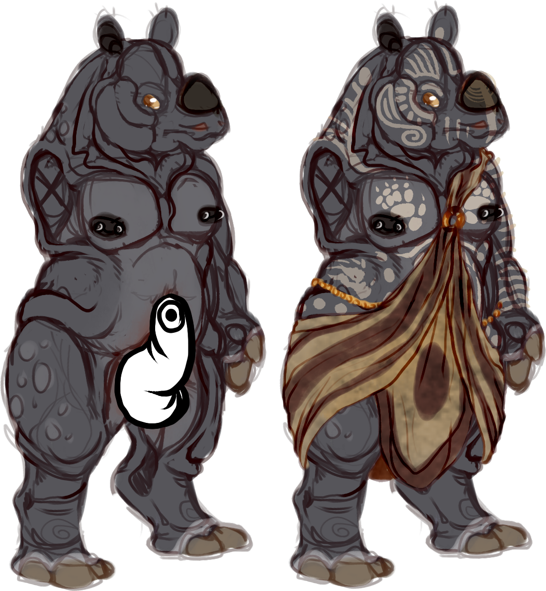 [p] Emigrant Bodyguard - Illustration (1098x1188), Png Download