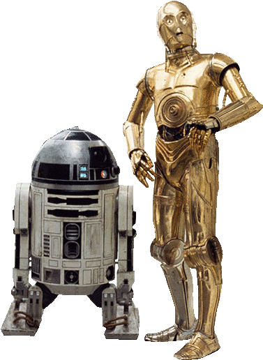 T R A N S P A R E N T ~~ R2 D2 And C 3po Not My Pic, - Star Wars R2-d2 And Friends (dk Readers Level 2) (500x750), Png Download