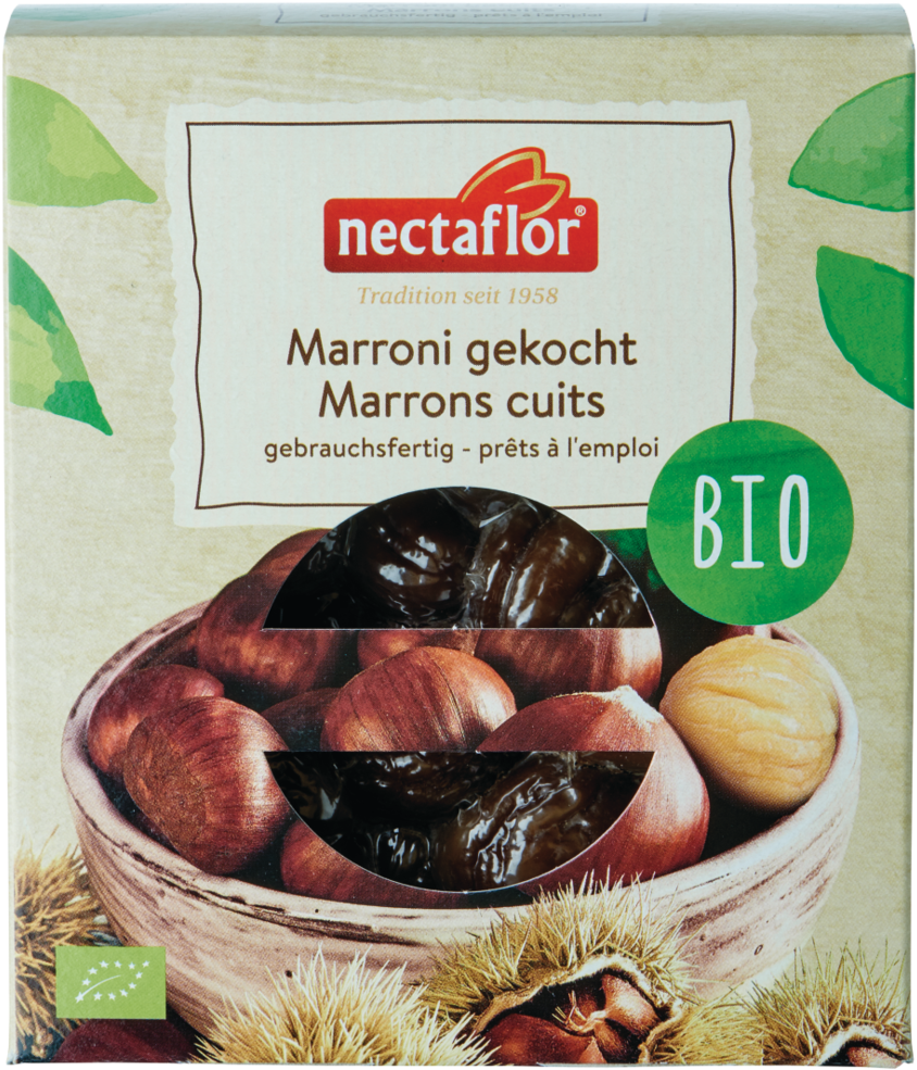 Organic Chestnuts Cooked 200g - ネクタフロー ソフトフルーツ プルーン 200g (925x1080), Png Download