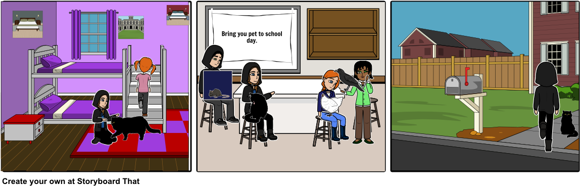 School-day - Cartoon (1164x385), Png Download
