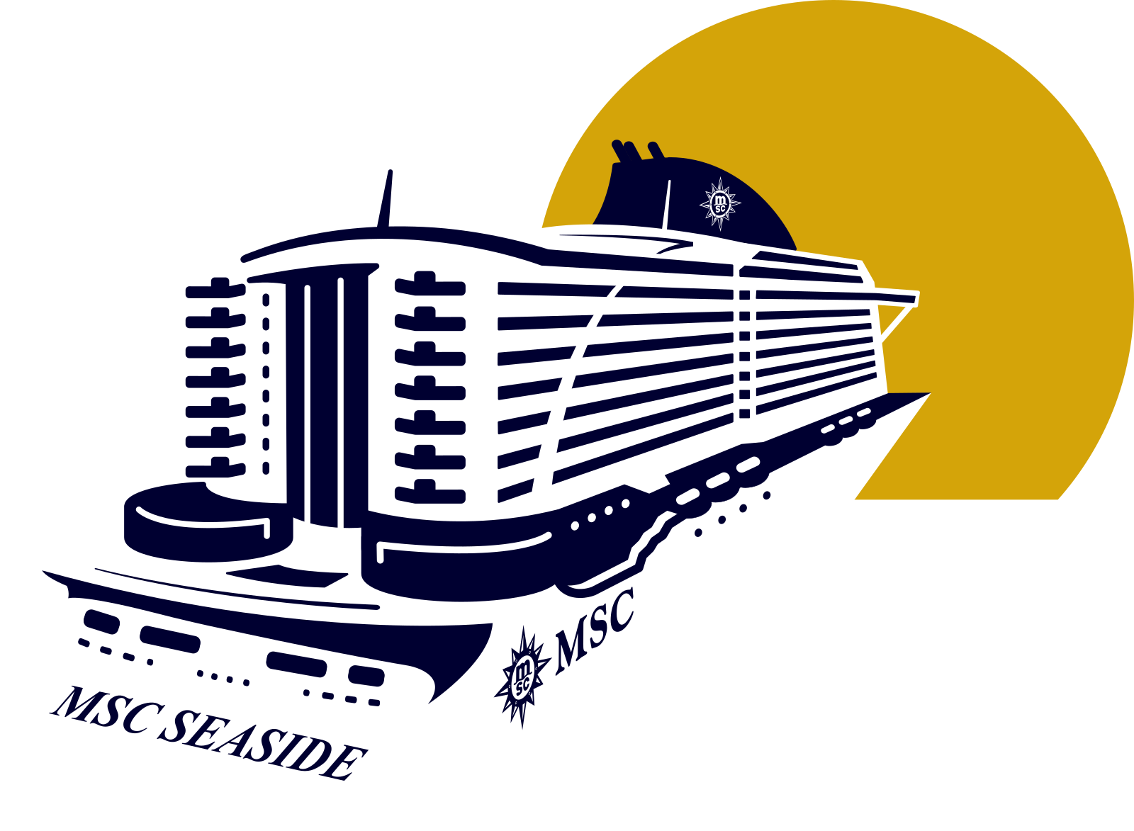 Special Guests Of The Event Andrea Bocelli, Ricky Martin, - Msc Seaside Logo Png (1600x1173), Png Download