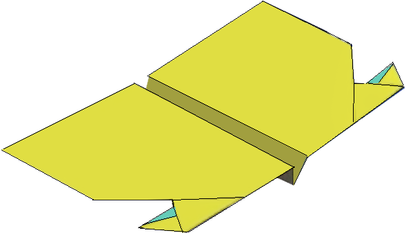 Standard Paper Airplane - Paper (640x480), Png Download