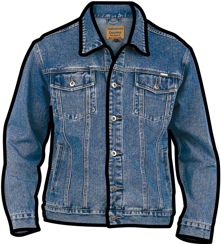 Denim Jacket Png Image Background - Denim Jacket Clipart Png (796x800), Png Download