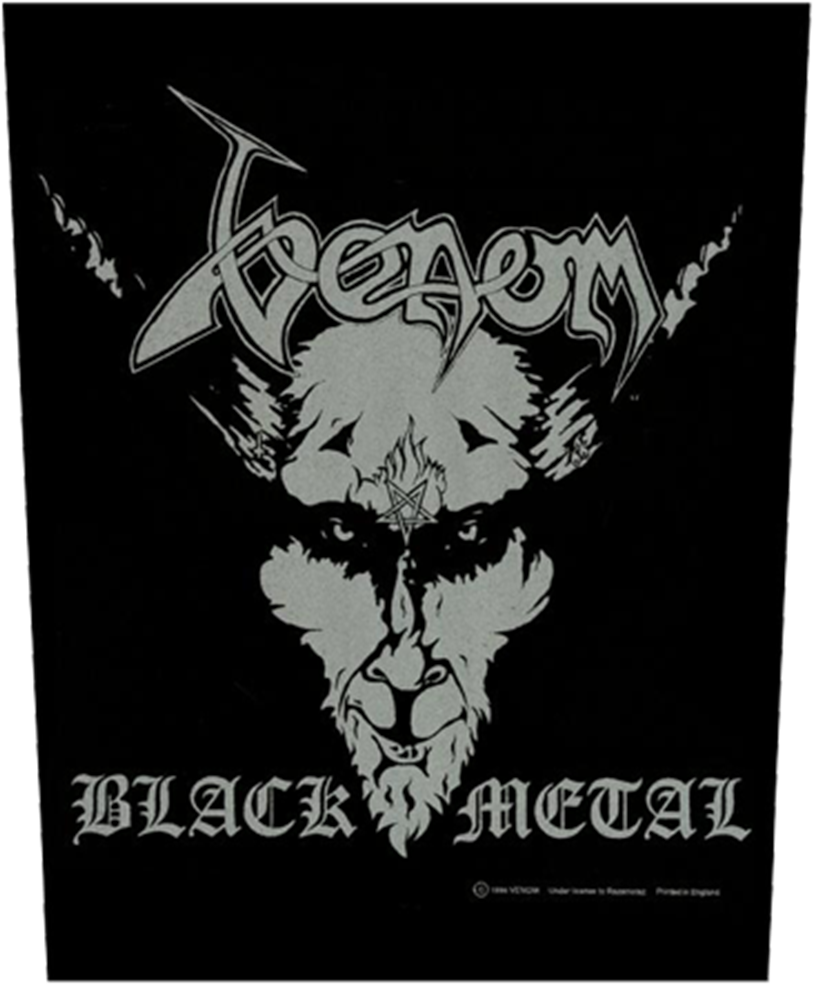 Buy Black Metal By Venom - Venom Black Metal Patch (1000x1000), Png Download