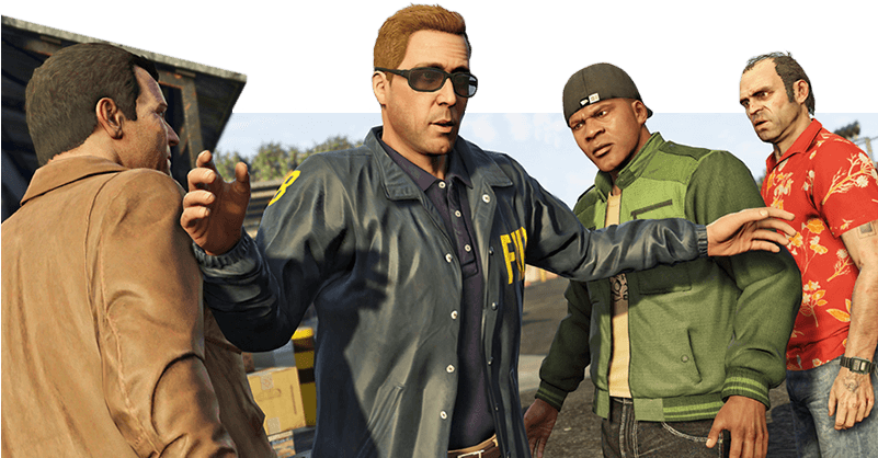 Vystřílejte Se Z Bryndy - Grand Theft Auto 5 - Game (800x437), Png Download