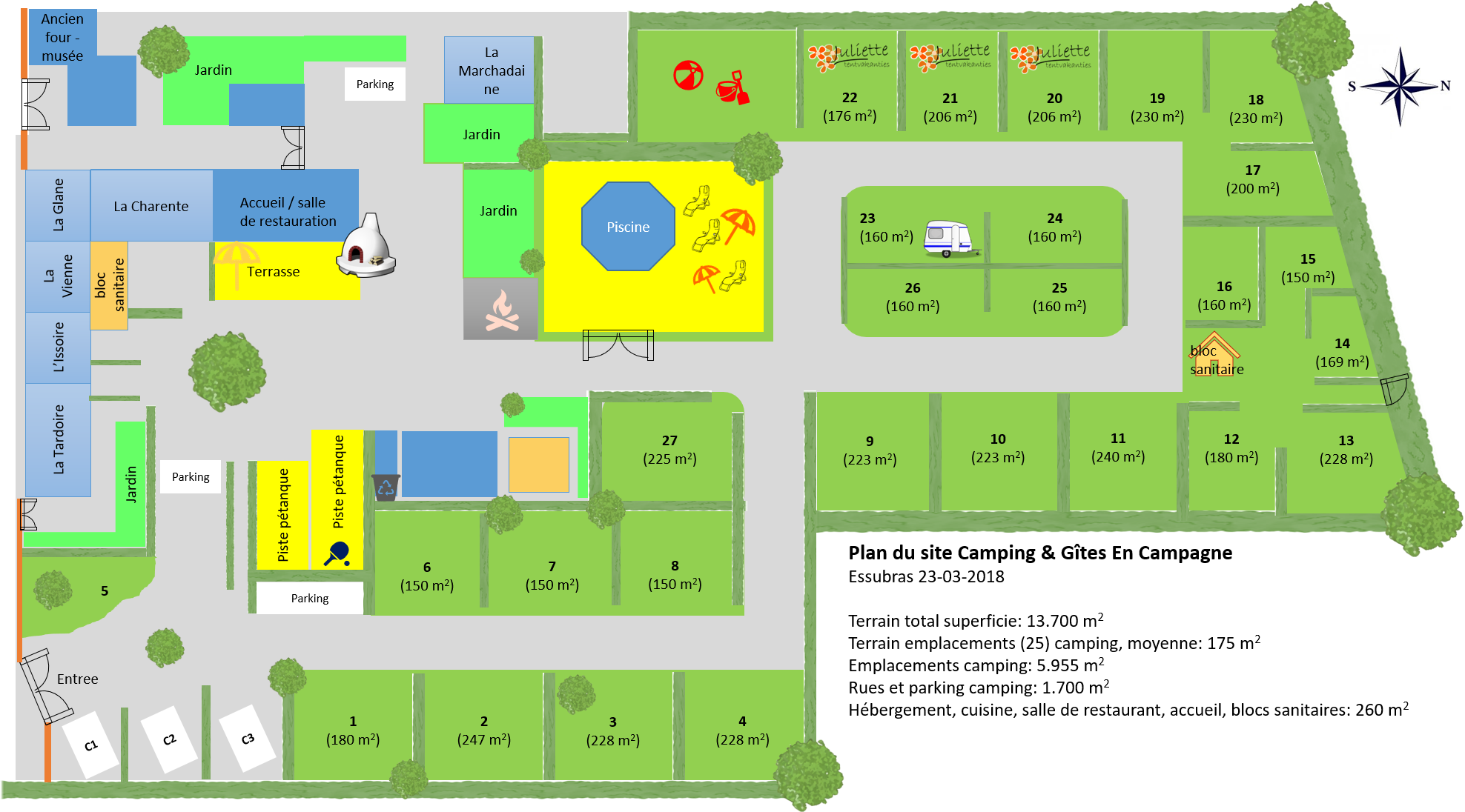 Plan Of Campground - Floor Plan (1976x1096), Png Download