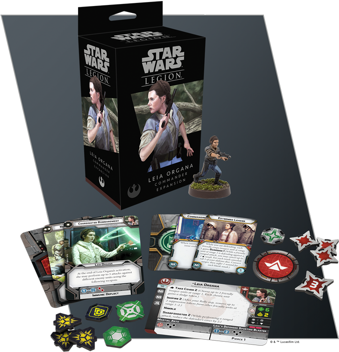 A Former Imperial Senator, Leia Organa Knows How Lead - Star Wars Legion Expansion (700x725), Png Download