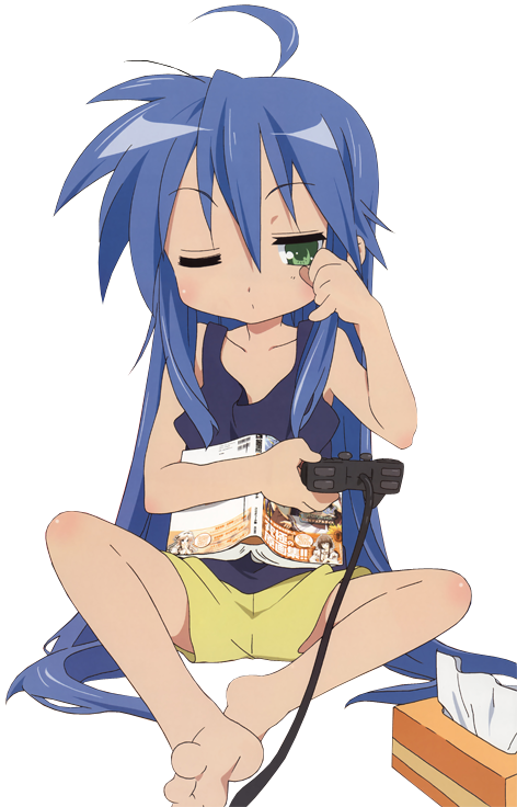 Image - Lucky Star Konata (472x736), Png Download