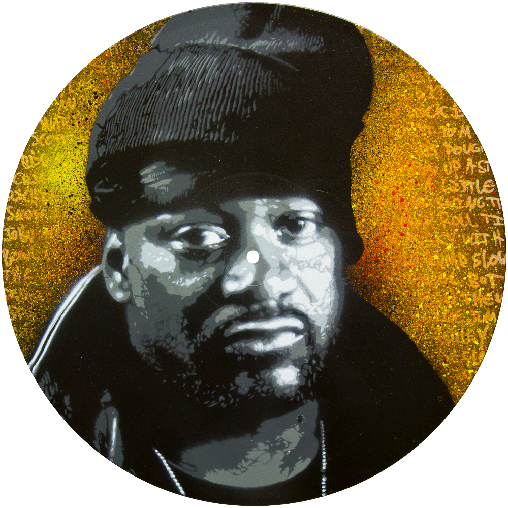 Ghostf - Ghostface Killah Wu Tang Clan Hip Hop Rap 40x30 Framed (1000x1000), Png Download