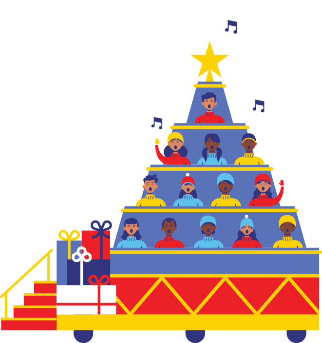 Macy's Thanksgiving Day Parade - Macy's 2018 Singing Christmas Tree (661x703), Png Download