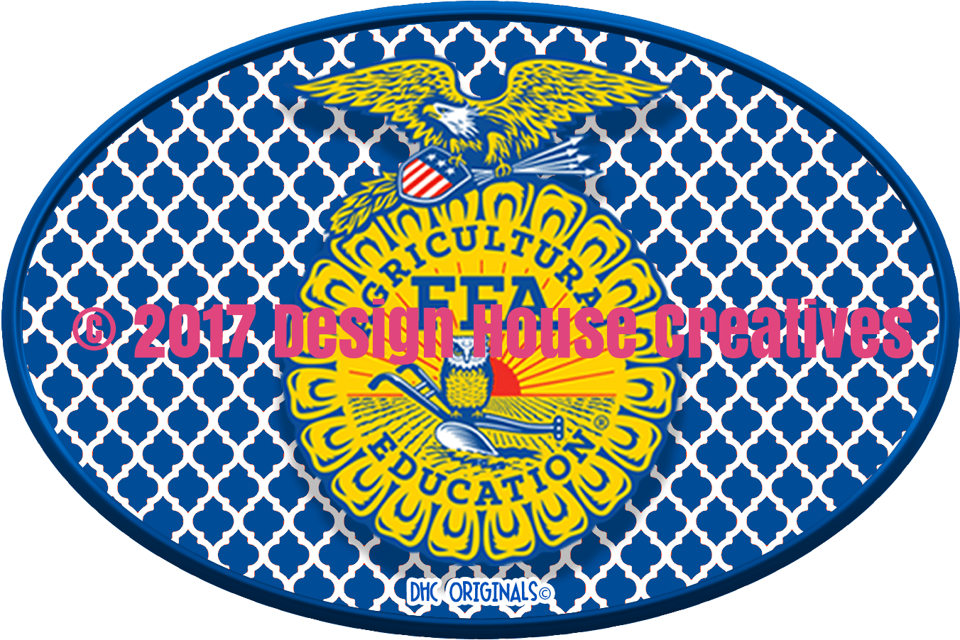 Officially Licensed Ffa™ Quatrefoil Decal - Make Christmas Gift For Dad (1500x1500), Png Download