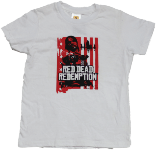 Rockstar Games Red Dead Redemption Youth T-shirt - Red Dead T Shirts (600x600), Png Download