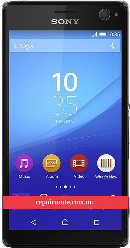 Sony Xperia C4 Repair - Sony Xperia M5 E5603 4g Black (500x930), Png Download