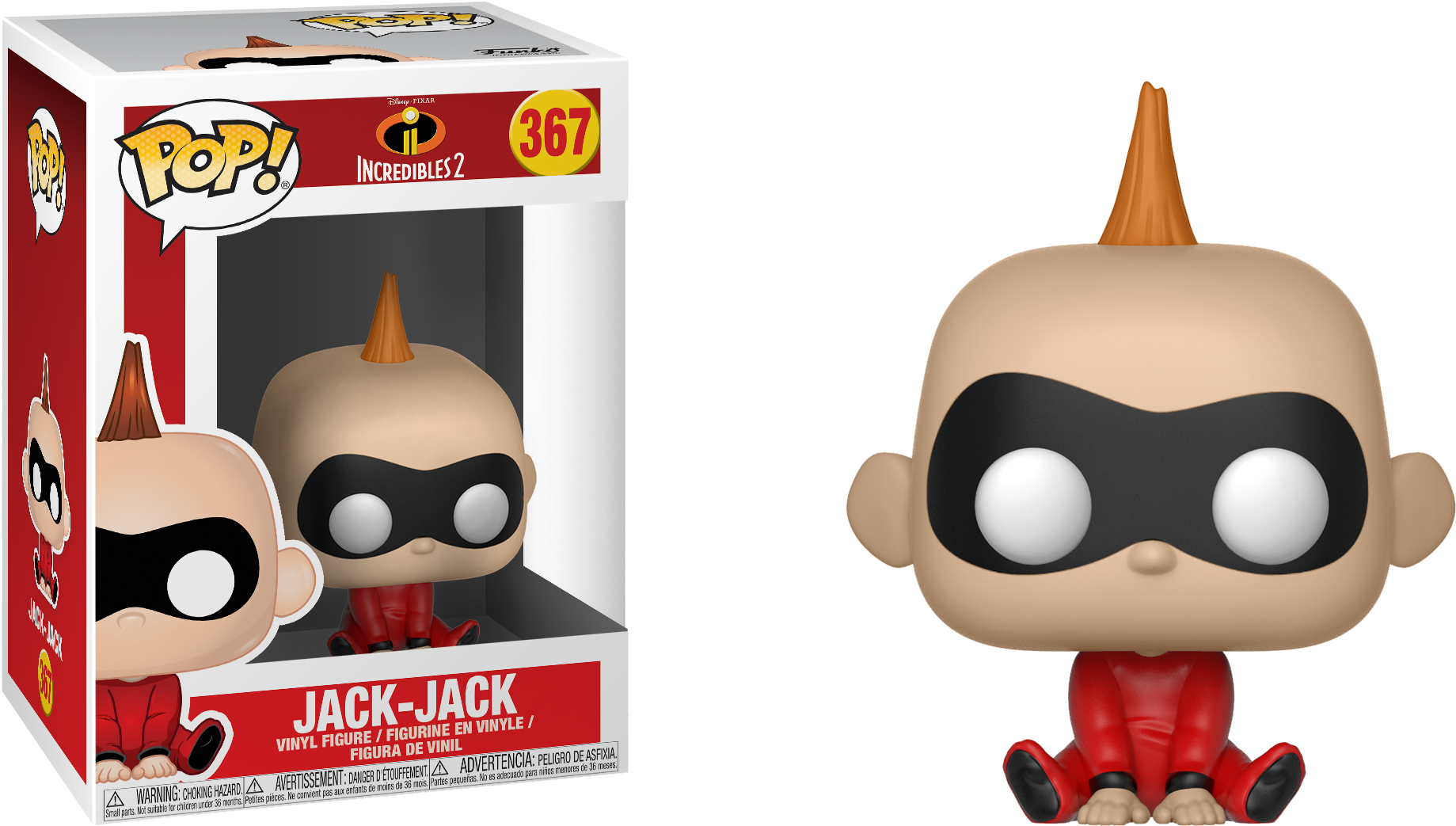 Pop Figure Disney Jack-jack - Jack Jack Pop Funko (1839x1043), Png Download