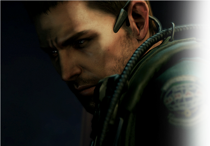 Cg Chris Chara Chris Ss1 Chara Chris Ss2 Chara Chris - Chris Redfield Resident Evil 7 Umbrella (700x481), Png Download