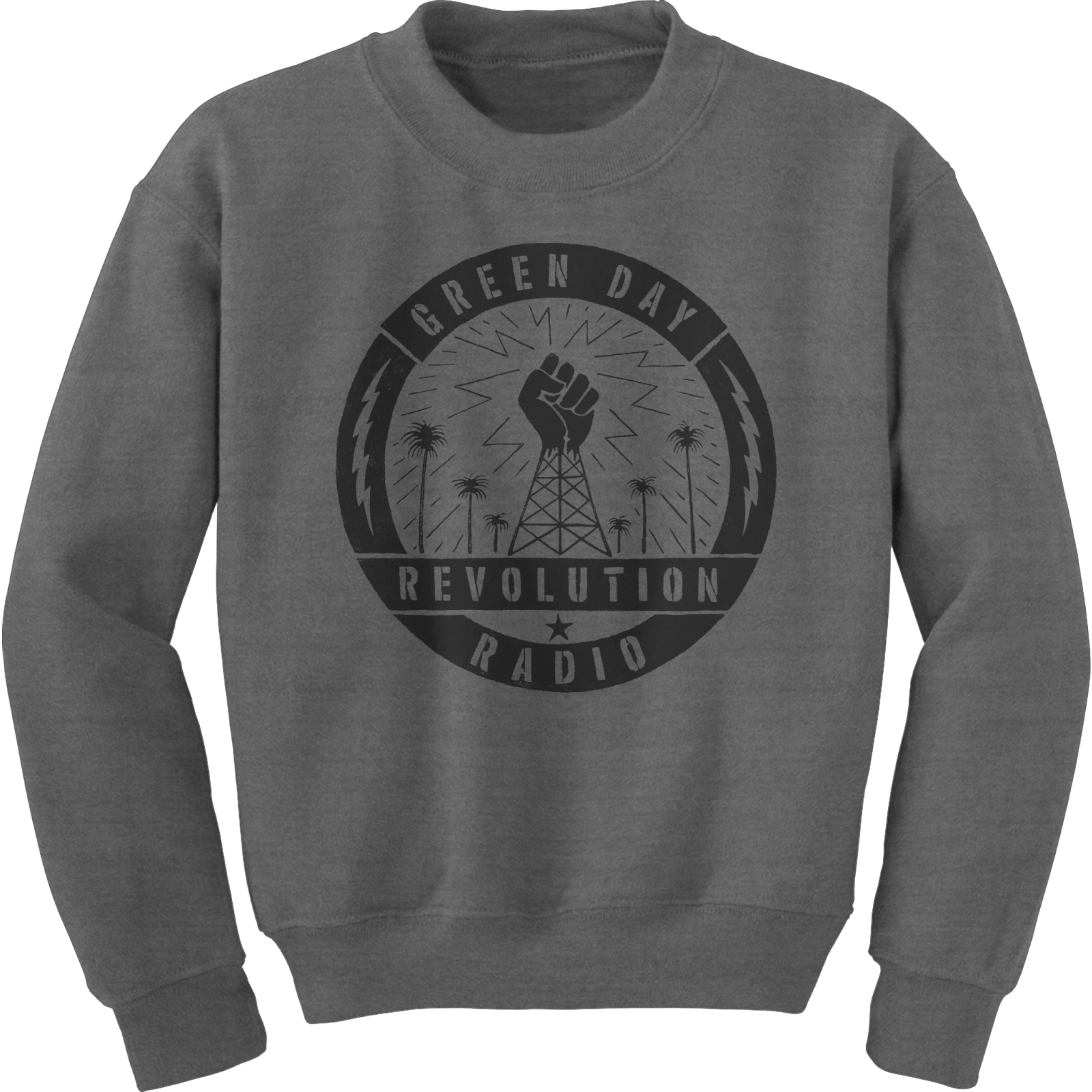 Radio Fist Crewneck Sweatshirt - Selena Quintanilla Ugly Christmas Sweater (1600x1600), Png Download