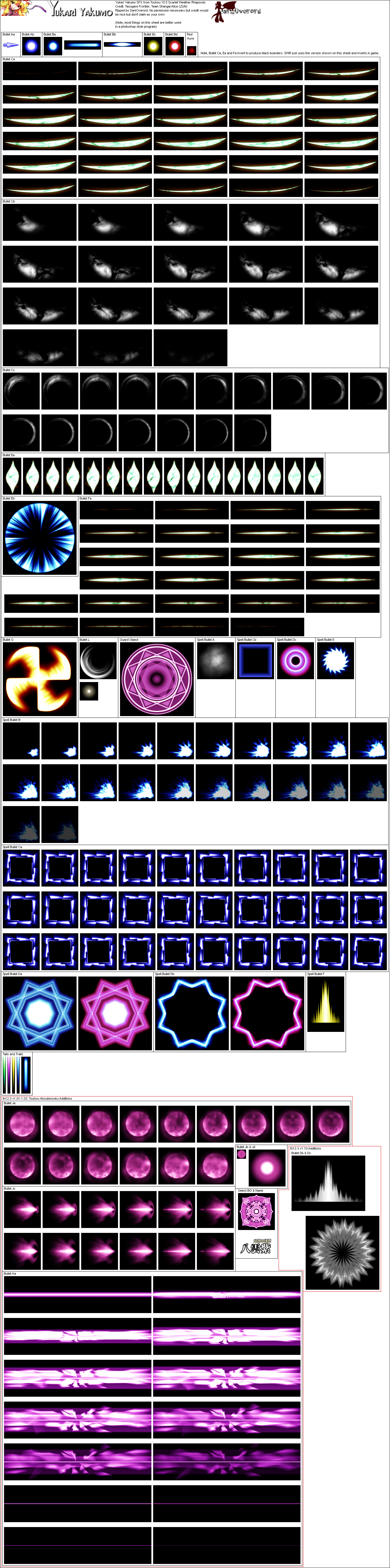 Click For Full Sized Image Yukari Yakumo's Effects - Circle (1355x5437), Png Download