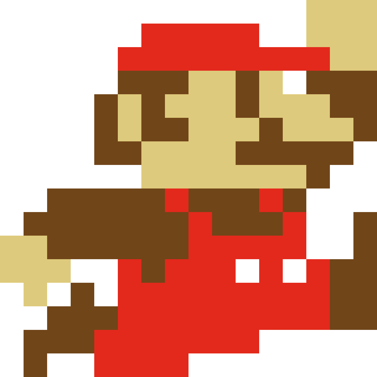 8-bit Mario (1200x1200), Png Download