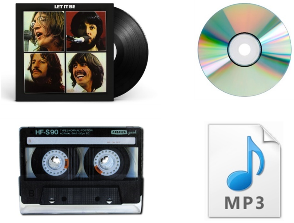 The Real Meaning Of 8-bit Music Harmonia Acústica Medium - Beatles Let It Be 180g Rmst Reissue Stereo Vinyl Lp (955x727), Png Download