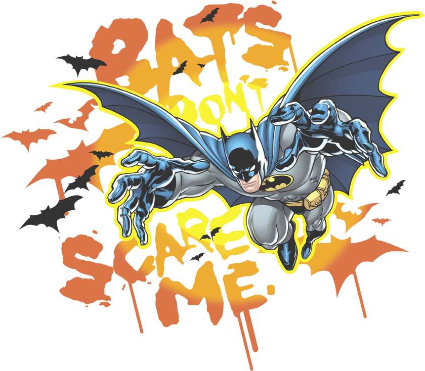Batman Bats Dont Scare Me Youth T Shirt - Batman - Bats Don't Scare Me (850x750), Png Download