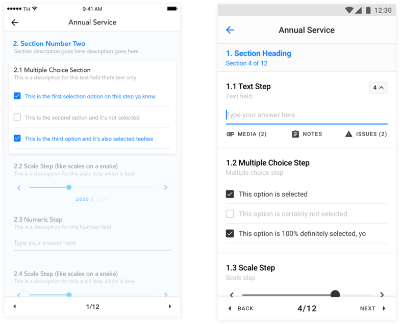 An Example To Show The Layout And Style Differences - Restore Mi Cloud Backup (1000x832), Png Download