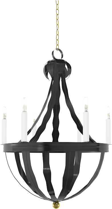 Savannah Chandelier Brass - Savannah (1000x1000), Png Download