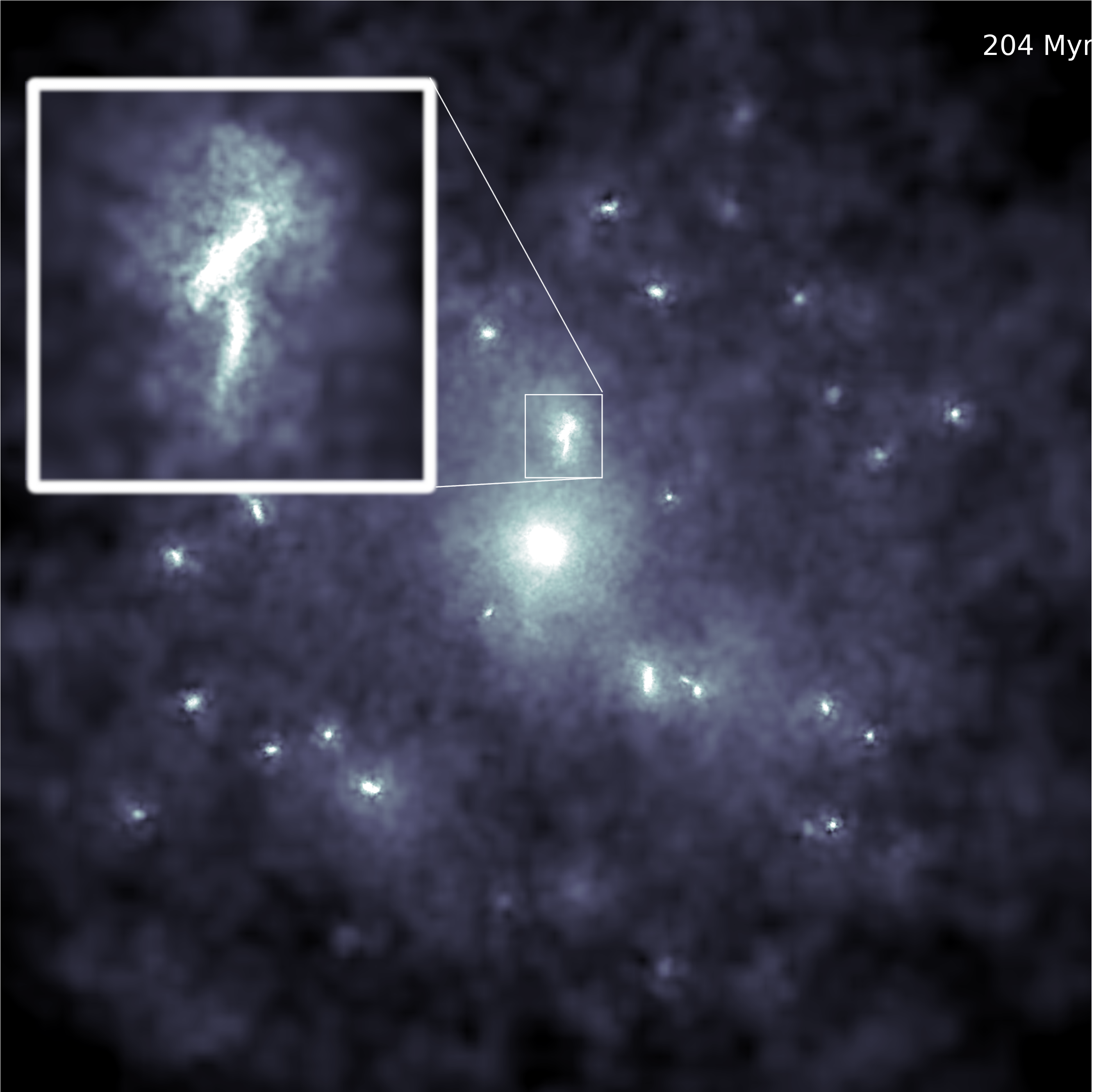 A “cosmic Snake” Reveals The Structure Of Remote Galaxies - Milky Way (3000x3000), Png Download