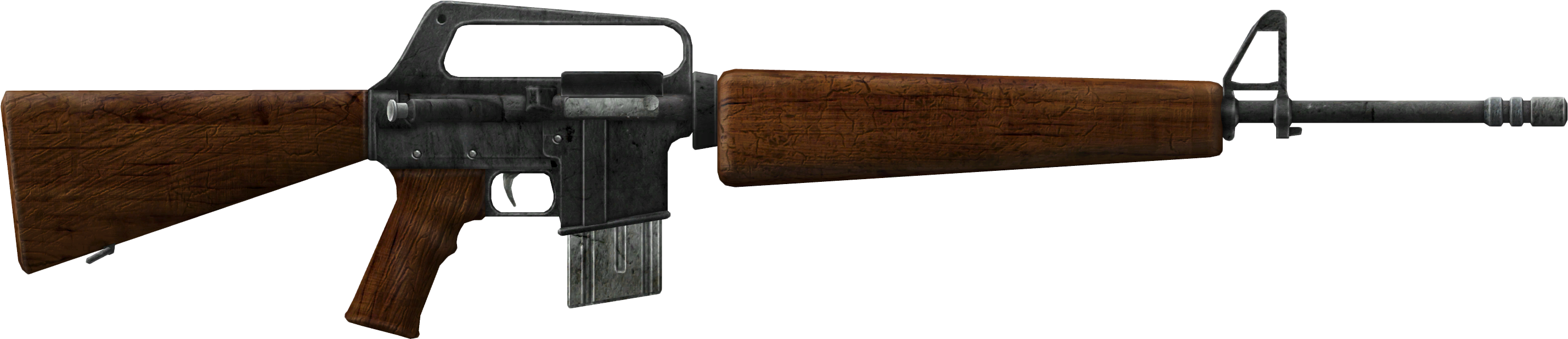 Light Machine Gun - Fallout New Vegas Rifle (3000x800), Png Download