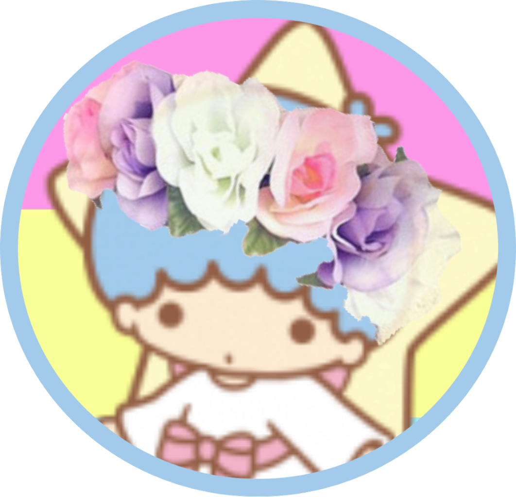 Sanrio Kiki Littletwinstars Flowercrown Icon Pansexual - Little Twin Stars (1062x1024), Png Download