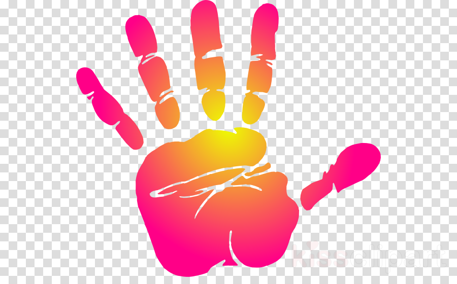 Hand Print Clip Art Clipart Clip Art - Hand Clipart Transparent Background (900x560), Png Download