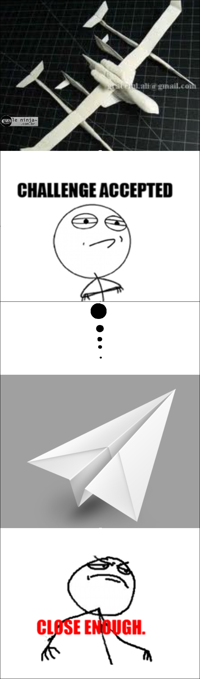 Aviãozinho De Papel - Lego Gun Meme (644x2178), Png Download