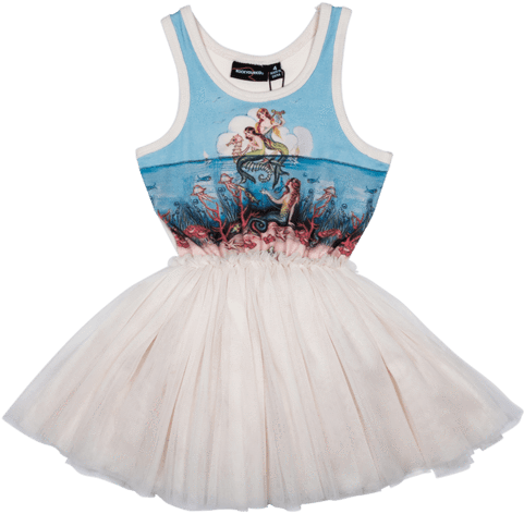 Rock Your Baby- Little Mermaids Circus Dress - Dress (600x600), Png Download