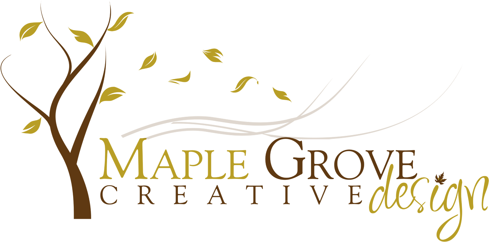 Maple Grove Creative Design - Calligraphy (1600x801), Png Download
