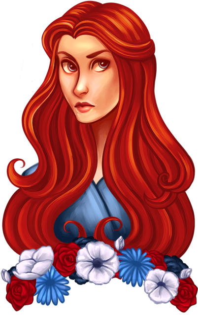 None[no Spoilers] I Drew A Digital Painting Of Sansa - Character (458x750), Png Download