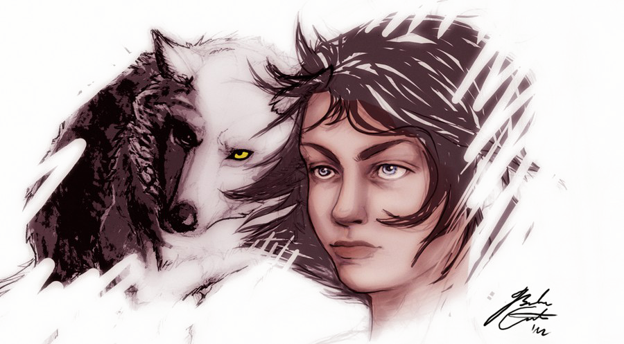 Arya Stark Png Image - Arya Stark Art Png (900x497), Png Download