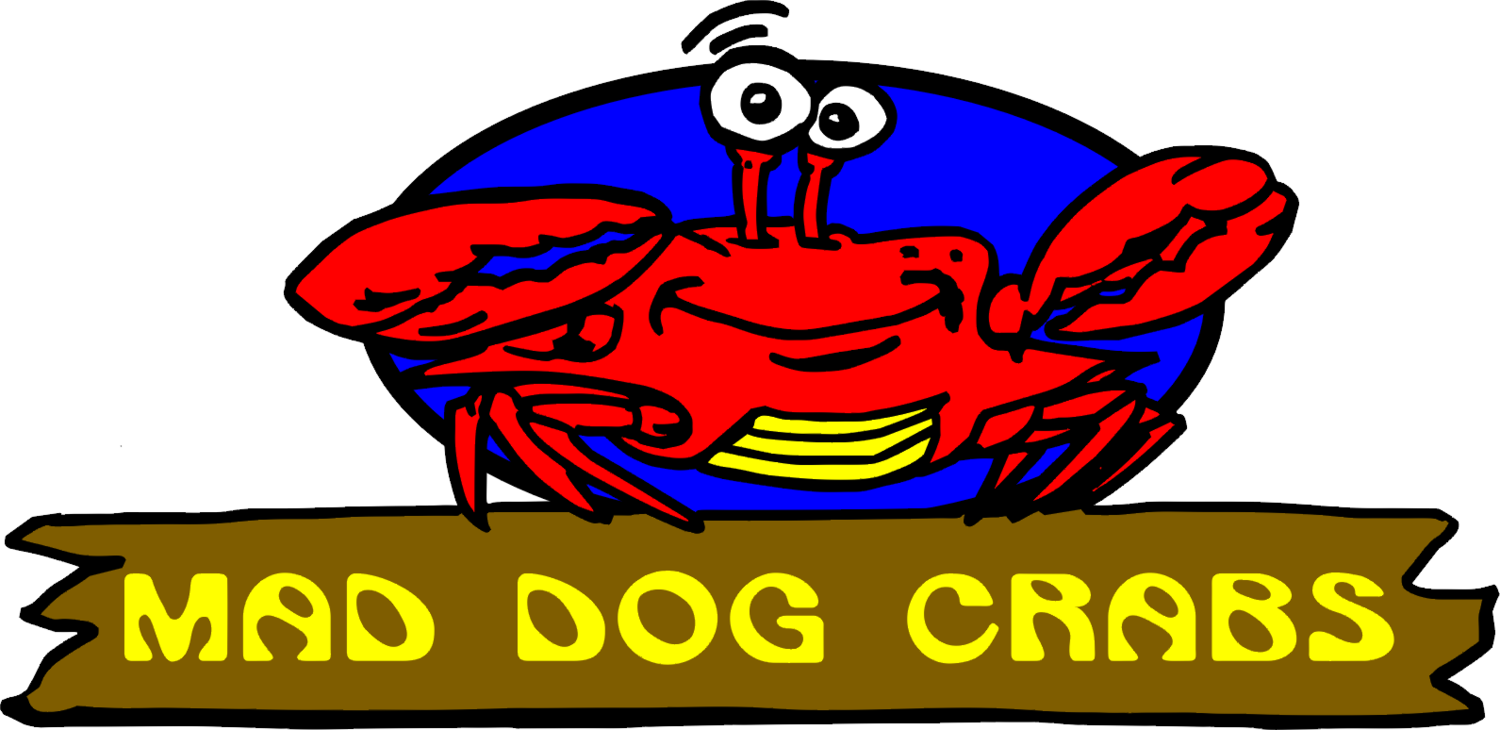 Picture Royalty Free Stock Mad Dog Seafood Market - Mad Dog Crabs Seafood Market (1500x730), Png Download