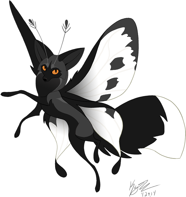 Silver Fox Flutterfox (690x688), Png Download