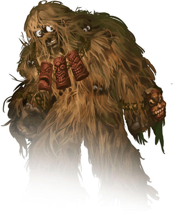 Hero - Oogie - Illustration (1341x974), Png Download