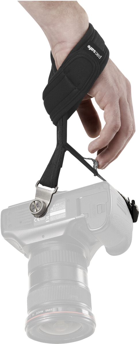 Pacsafe Carrysafe 50 Anti Theft Dslr Camera Wrist Strap (491x1200), Png Download