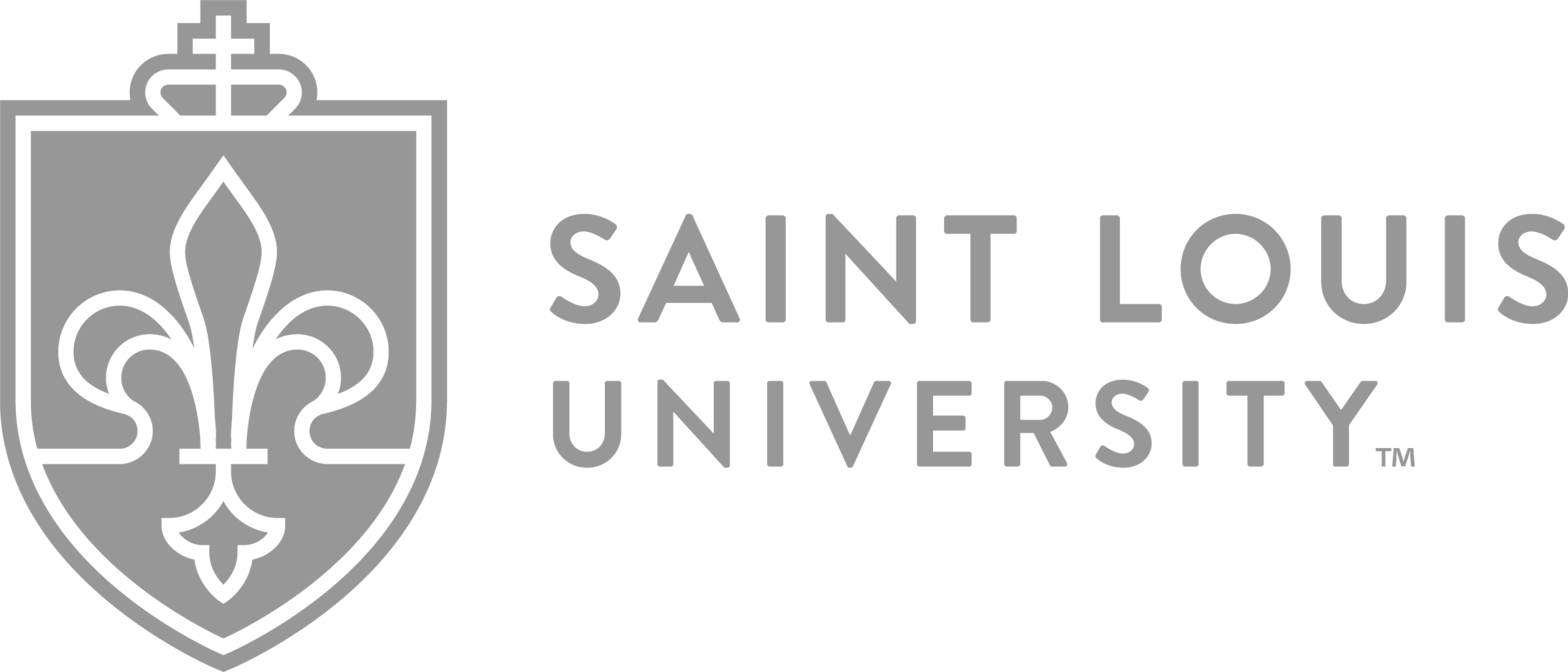 Back - Next - Saint Louis University School Of Medicine (2400x1029), Png Download
