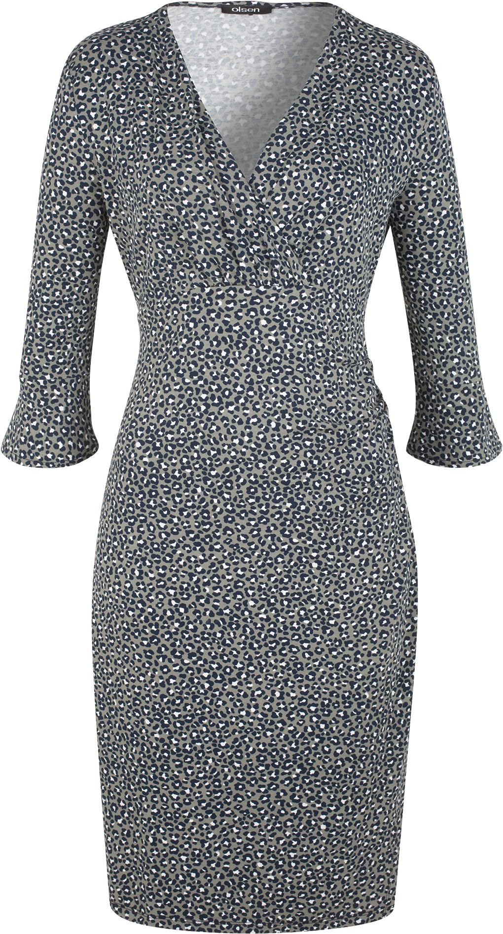 Dress Leopard Print - Dress (1652x1990), Png Download