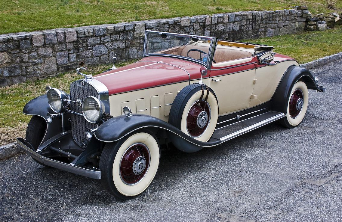 Cadillac V12 Roadster 1931 Vintage New England, A Sale - Massachusetts (1855x740), Png Download