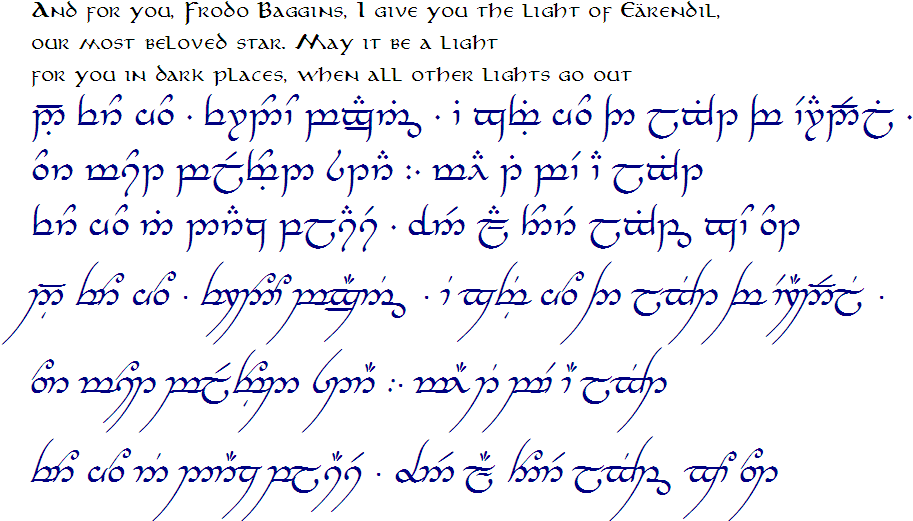 Image - May It Be A Light To You Er Lights Go Out Quenya (924x528), Png Download