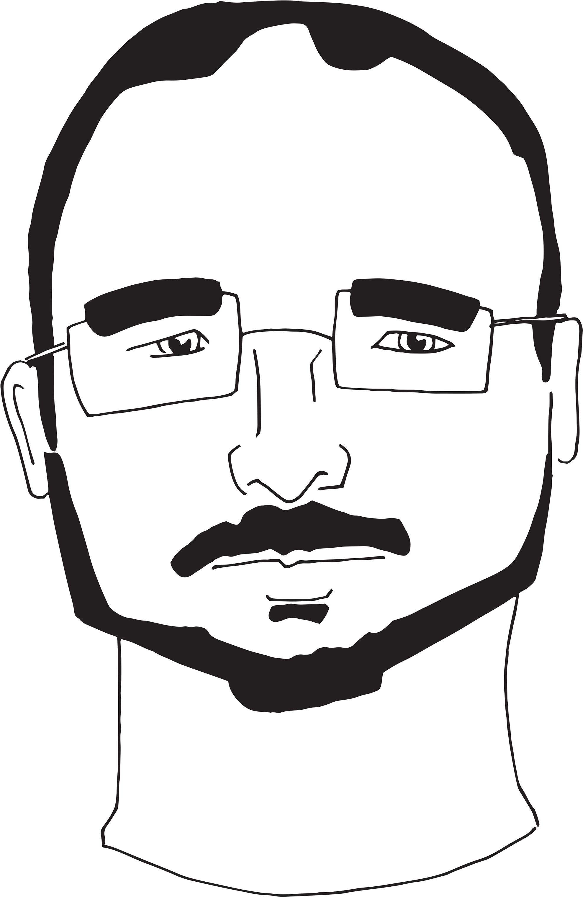 Anne Hathaway, Kumail Nanjiani, Cameron Esposito, David - Sketch (3840x3840), Png Download