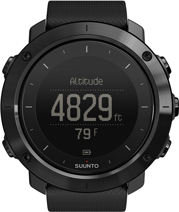 Suunto Traverse Gps Watch Ss022291000 (black) (800x800), Png Download