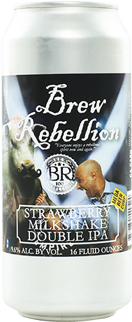 Brew Rebellion Strawberry Milkshake Double Ipa - Brew Rebellion Beers (480x480), Png Download